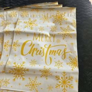 Merry Christmas 10 X 13 Poly Mailers